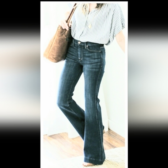 Rare Express Eva Full Leg size 10L w 31 with gold pocket swoosh design - Picture 1 of 9